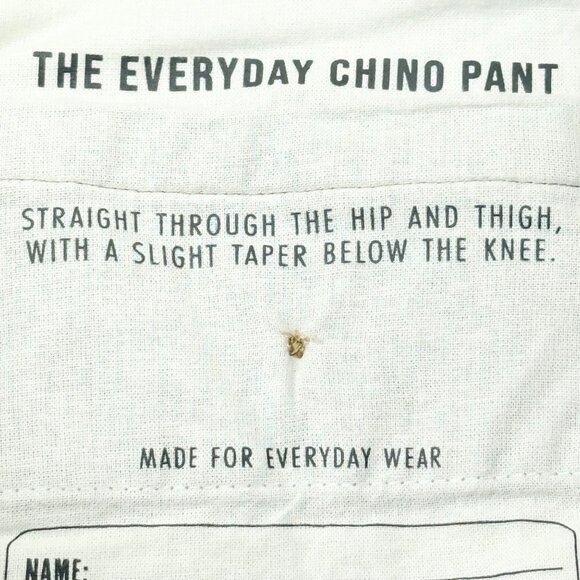 Free Assembly Men's Everyday Tapered Stretch Core Kelp Tan Chino Pants 32x30 NWT - Picture 7 of 11